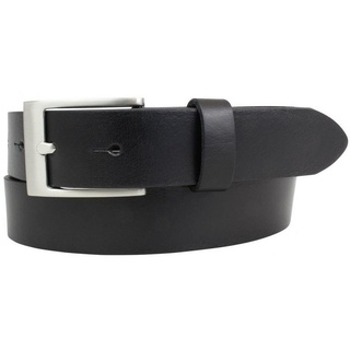 BELTINGER Ledergürtel Gürtel aus Vollrindleder 3 cm - Anzug-Gürtel für Damen Herren 30mm - C schwarz