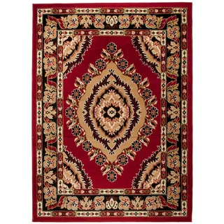 Tapiso Teppich, Beige, Rot, Textil, Rechteckig, 220x300 cm, Teppiche & Böden, Teppiche