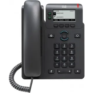 Cisco 6821 PHONE FOR MPP SYSTEMS, Telefon, Schwarz