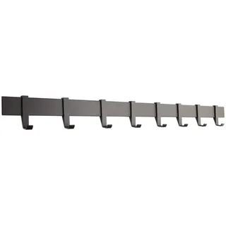 Designfabrik Hamburg Garderobenhaken Modern 80 x 7 x 5 cm Schwarz