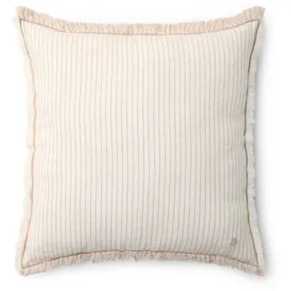 Marc O'Polo Home Dekokissen Fine Stripe, aus Bio-Baumwoll-Leinen-Mix mit Streifen beige rechteckig | 40 cm x 60 cm
