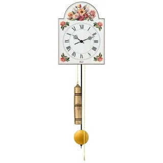 Hermle Schilderuhr 8 Tag Werk aus dem Schwarzwald, Lackschilduhr