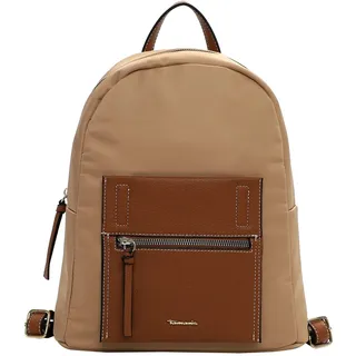Rucksack TAMARIS "Rucksack TAS Fabrizia", Damen, Gr. B/H/T: 29cm x 34cm x 13cm, beige (nature 710), Polyester, Rucksäcke Rucksack