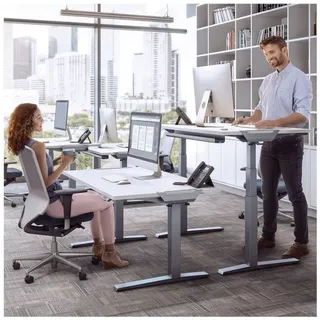 Fellowes Schreibtischgestell Levado elektrisch höhenverstellbar 120,0 - 180,0 x 80,0