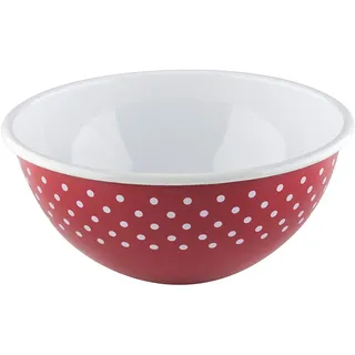 RIESS Obst- und Salatschüssel Pünktchen Rot 26 cm