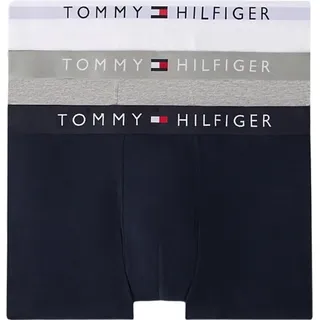 Tommy Hilfiger Um0um03181 Boxershorts 3 Einheiten Grey / White / Desert Sky L
