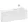 Waschbeckenunterschrank C05100DH 160 x 55 cm Glossy White