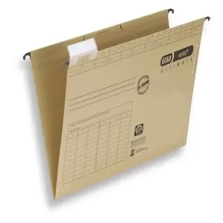 Elba Hängemappen 100560135, vertic Ultimate, A4, natronbraun, Karton, 10 Stück