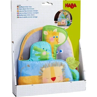 HABA Stoffbuch Wilde Tiere mehrfarbig