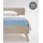 Single-Jersey 90 x 190 - 100 x 200 cm bleu