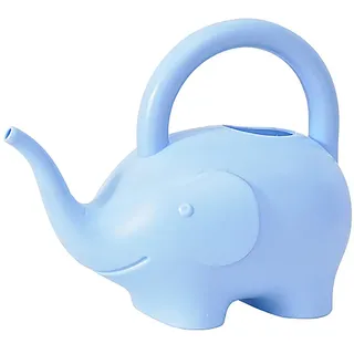 Elefant Gießkanne, 1.5L Kunststoff Gießkanne Klein Leichtgewicht Niedlich Indoor Outdoor Garten Pflanzen, Kunststoff Cartoon Outdoor Pflanze Spray Flasche Home Garden (Blue Elephant)