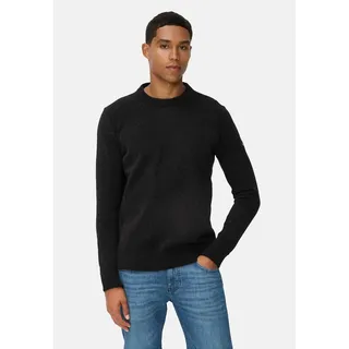 camel active Rundhalspullover mit Rundhalskragen Langarm Pullover_Rundhalspullover schwarz 5XL (64)