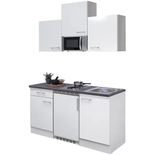 Flex-Well Küchenzeile Lucca 150 cm Weiß
