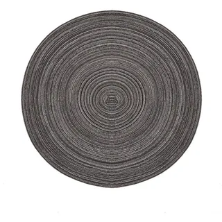 PICHLER Platzset Tischset rund 12er Set Samba Kreis 038 graphit, (Spar-Set, 12-St., 12 Platzdecken), Platzset Tischset Esszimmer Küche grau
