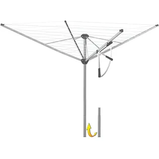 Juwel Wäschespinne Novastar 500 Compact 4-5 Ladungen Alurohr 50mm Wäschetrockner)