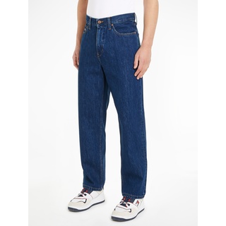 Straight-Jeans TOMMY JEANS "SKATER JEAN" Gr. 32, Länge 32, blau (denim dark) Herren Jeans im 5-Pocket-Style