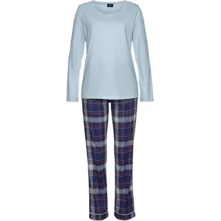 H.I.S. Pyjama kariert Blau 38