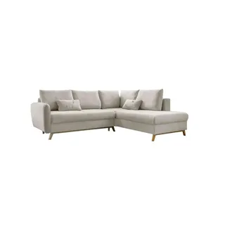 miuform Eckcouch Polyester 2-Sitzer Beige