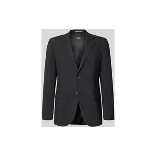 Regular Fit Anzugsakko aus Schurwoll-Mix Modell 'H-Jasper-MM-C-NF', Black, 50