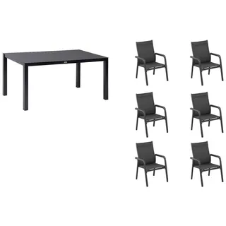KETTLER Garten-Essgruppe BasicPlus grau