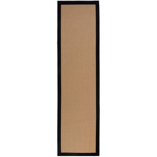Läufer FLAIR RUGS "Kira" Teppiche Gr. B/L: 60 cm x 600 cm, 3 mm, 1 St., schwarz Küchenläufer