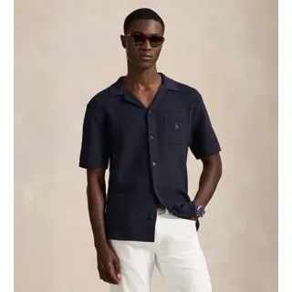 Polo Ralph Lauren für Herren. 710P04442001 Hemd Summer marineblau (L), Lässig, Baumwolle, Kurzarm