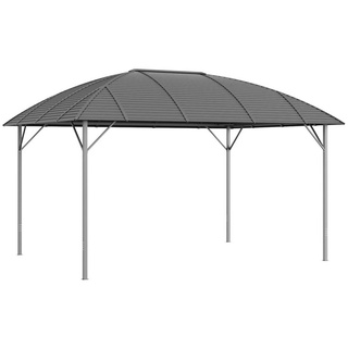 DOTMALL Pavillon Grillpavillon Gartenpavillon mit Bogendach 3x4 m,Sonnenschutz