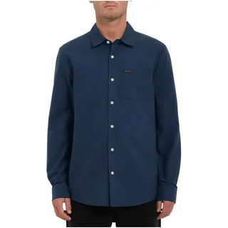 Volcom Herren Veeco Oxford Long Sleeve Button Down Shirt Hemd mit Button-Down-Kragen - M