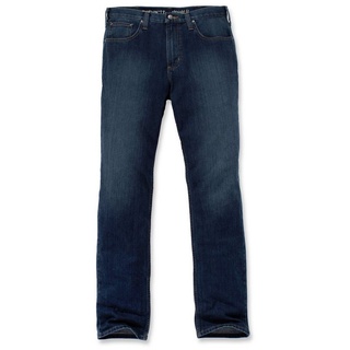 Carhartt Regular-fit-Jeans Carhartt Herren Jeans Rugged Flex Straight Tapered blau W34/L32
