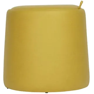 Mobili Rebecca Pouf mit Stauraum 45 x 42 x 45 cm Gelb
