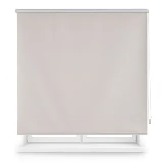 INTERBLIND | Verdunkelungsrollo, glatt, Premium, Größe 120 x 175 cm Breite x 175 cm Höhe, Verdunkelungsrollo, Stoffmaß 117 x 170 cm, Thermo-Rollo Silber, Wärmedämmung von Licht, Kälte und Wärme