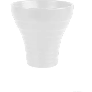 ASA 9302091 Vase Keramik, 18 x 8,5 x 18 cm, weiß