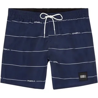O'Neill Herren PM Contourz Badehose, Blau (Blue AOP W/ White 5910) , S