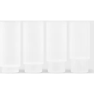 Ripple Long Drink Glasses - Set of 4