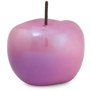 Riffelmacher Deko Apfel aus Keramik 75410 | Rosa 12cm