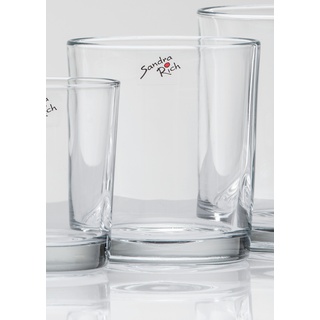 3x Glasvase CYLI Windlicht Vase Glas Tischvase Zylinder, 11 cm