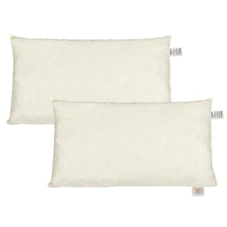 beties Dekokissen »PublikPrall«, Polster-Kissen 2er-Set ca. 30x50 cm Federfüllung beige rechteckig - 50 cm x 30 cm