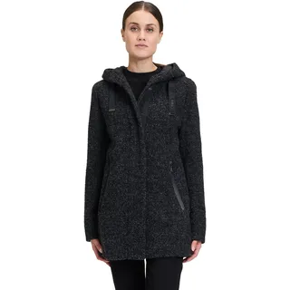 GIL BRET Wolljacke mit Kapuze Schwarz/Grau,42 | 42