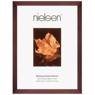 Nielsen Bilderrahmen Essential, Dunkelbraun, Holz, rechteckig, 24x30 cm, Bilderrahmen, Bilderrahmen