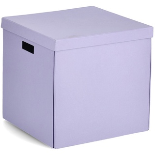 Zeller Aufbewahrungsbox, recycelt. Karton, flieder