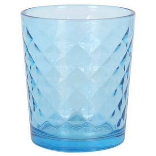 LAV Gläser-Set 6er Trinkgläser Gläser Wassergläser Wasserglas Glas Trinkglas Blau 360, Glas blau