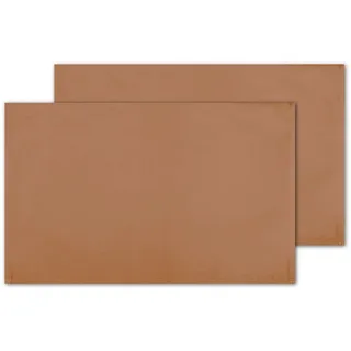Bestlivings 2er Set Tischsets Platzset Tischuntersetzer Platzdeckchen Tischdeko Tischmatte Essensunterlage Maße 30x45 cm, Farbe: braun - Hellbraun