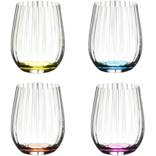 Riedel Tumbler Collection Optical Happy O Glas 0,344 l 4 St.