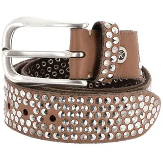 B.belt Gürtel Damen Leder beige 100