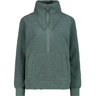 CMP Halbreißverschluss-Sweatshirt Grün M