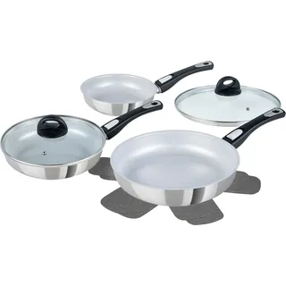 Genius Cerafit Steel Pfannen-Set 7-tlg. 20 cm + 24 cm + 28 cm