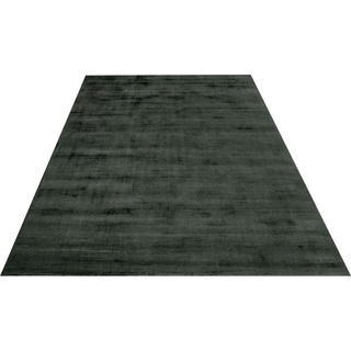 Teppich Shirley, handgewebter Viskose-Teppich, farblich changierend, my home, rechteckig, Höhe: 12 mm, Handweb Teppiche, Wohnzimmer, Schlafzimmer, Esszimmer grün