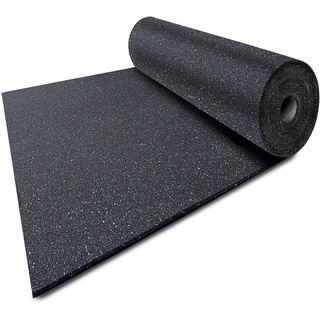 Floordirekt Gummimatte Antivibrationsmatte, In 4 Stärken, Reißfest, isolierend, rutschhemmend, dämpfend schwarz 60 cm x 60 cm x 5 mm