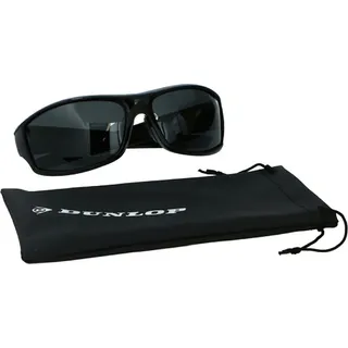 Dunlop AUTOBRILLE mit Magnet Beutel Polarisationsbrille Polarisiert Sport Fahrbrille Sonnenbrille Radbrille DUNLOP 30 - Schwarz