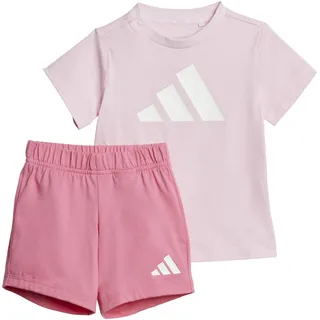 adidas Kinder Sportanzug Essentials Kids Set I BL T-SET 160 JC9639 104 in Pink Pink